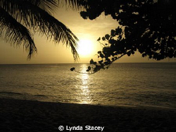 The most beautiful sunset I ever saw on the beach of the ... by Lynda Stacey 
